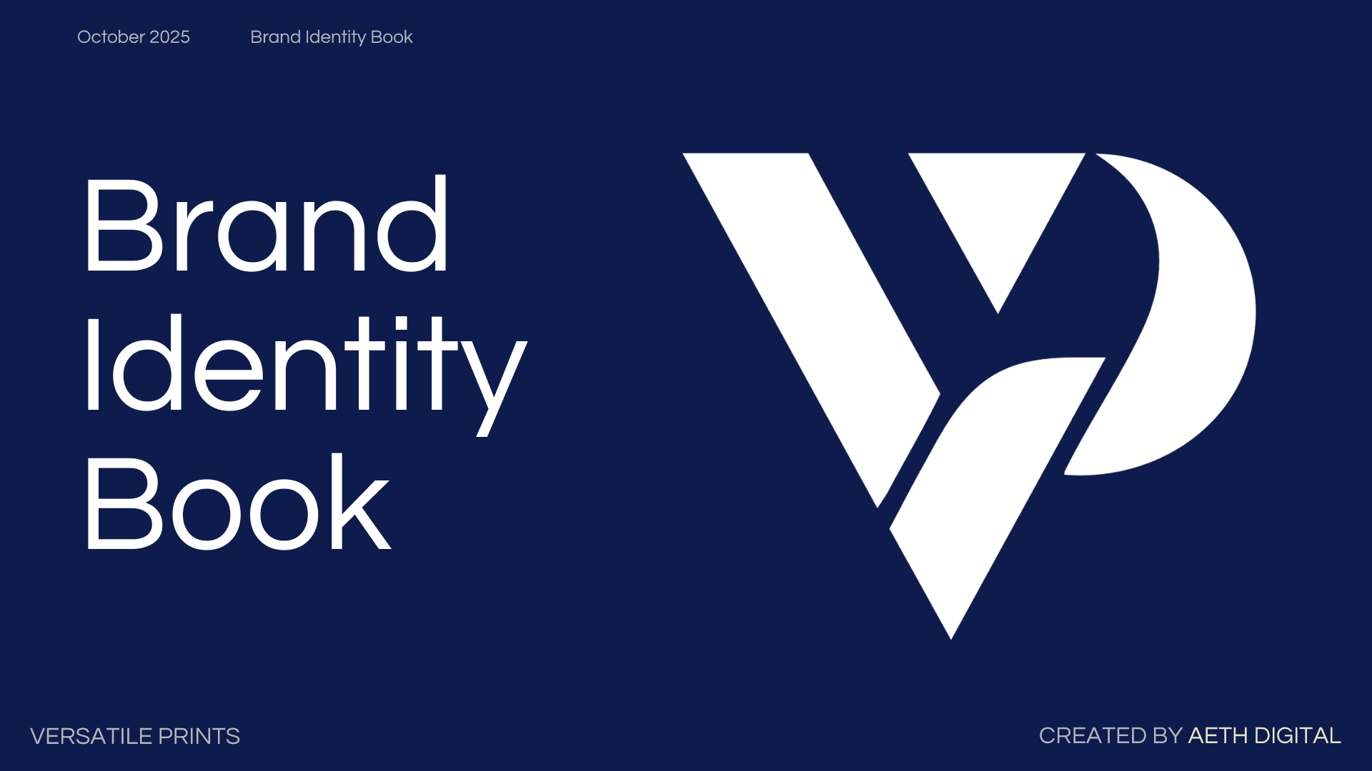 Versatile Prints Branding